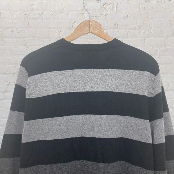 Banana Republic Luxury Cashmere Blend Stripe Sweater L - Picture 5 of 13